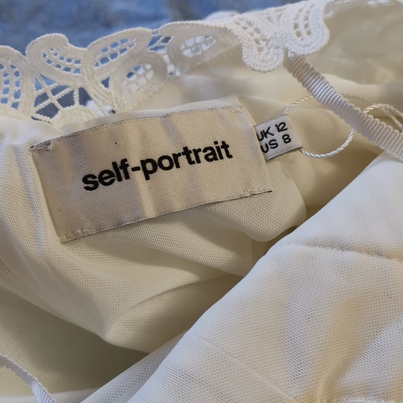 BNWT Self Portrait white lace dress - Picture 2 of 13